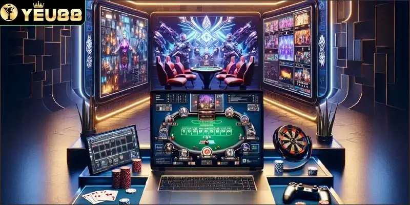 Chơi game trong Live Casino Yeu88